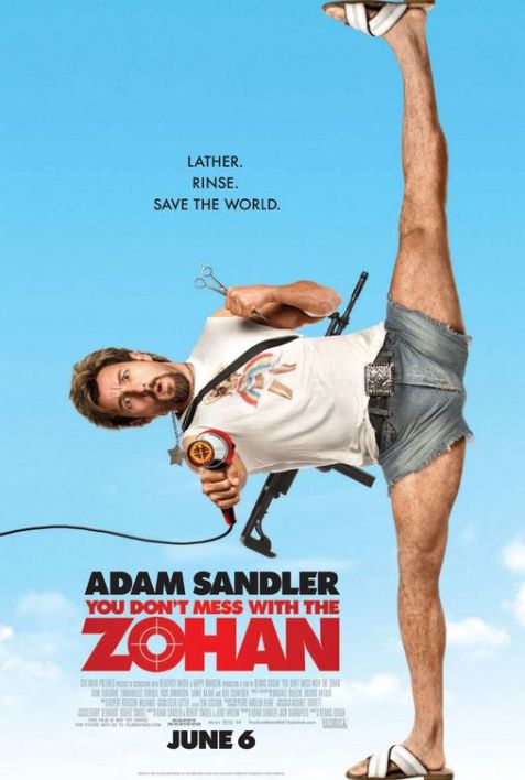 you don\'t mess with the zohan movie poster